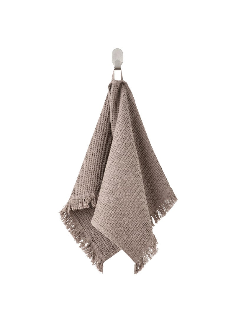 Hand Towel, Soft and Absorbent Bathroom Essential Grey Brown 40x70 cm