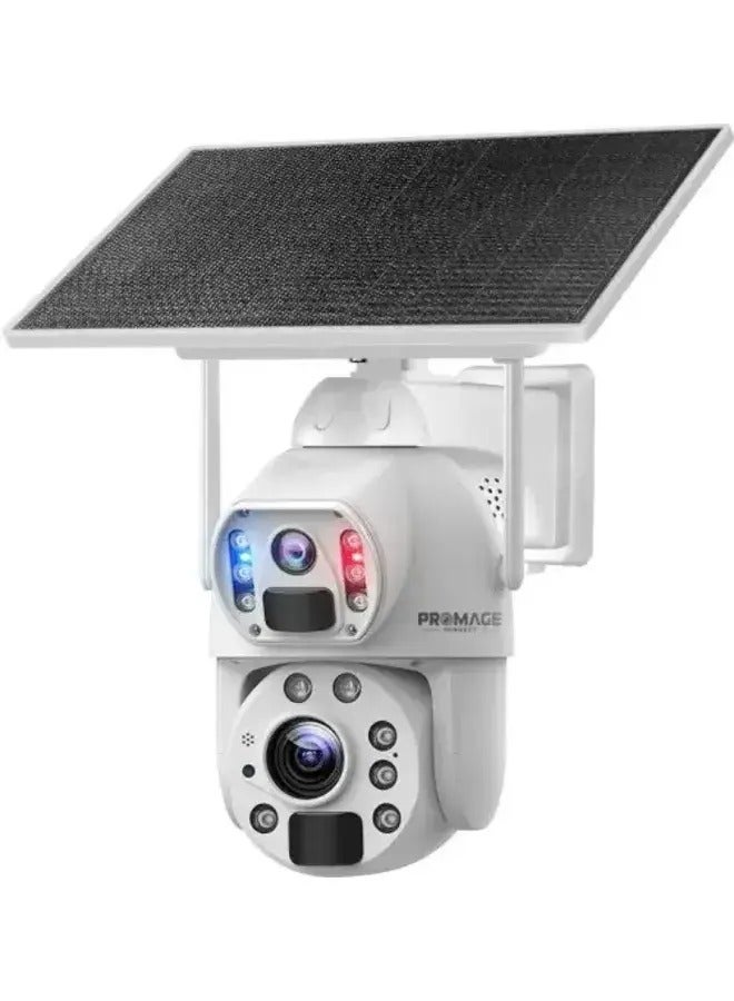 Promage Connect Dual View Solar Battery PTZ 4G version Camera