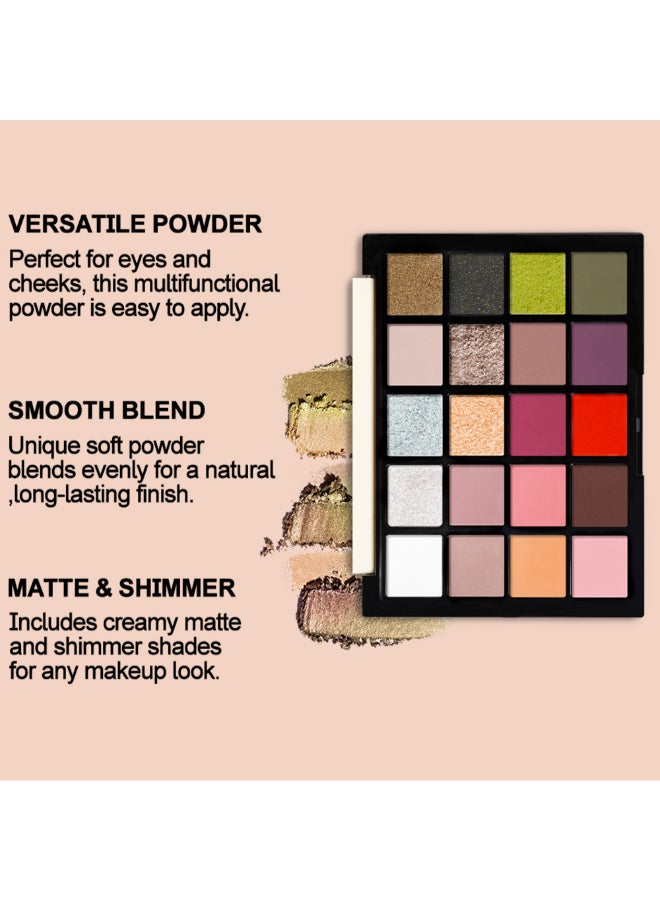 Shadow Gallery 20 Color Eyeshadow Palette 2