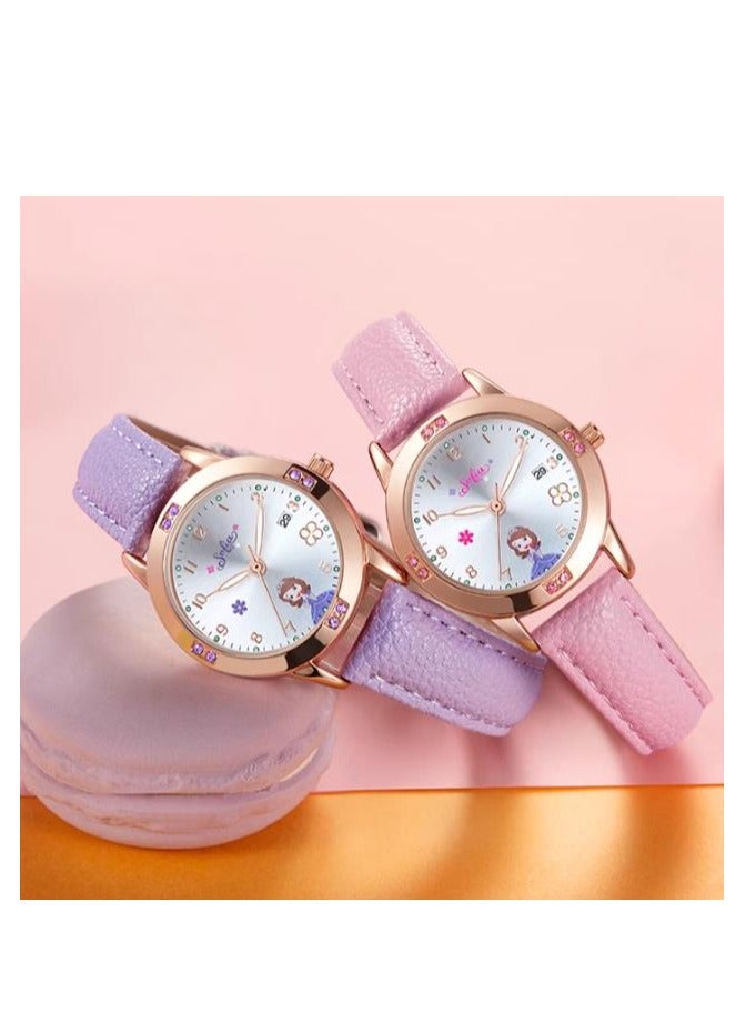 Children's Watch Girls' Style Student Primary School Time Girls' Watch