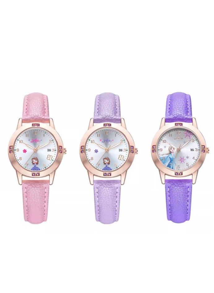 Children's Watch Girls' Style Student Primary School Time Girls' Watch