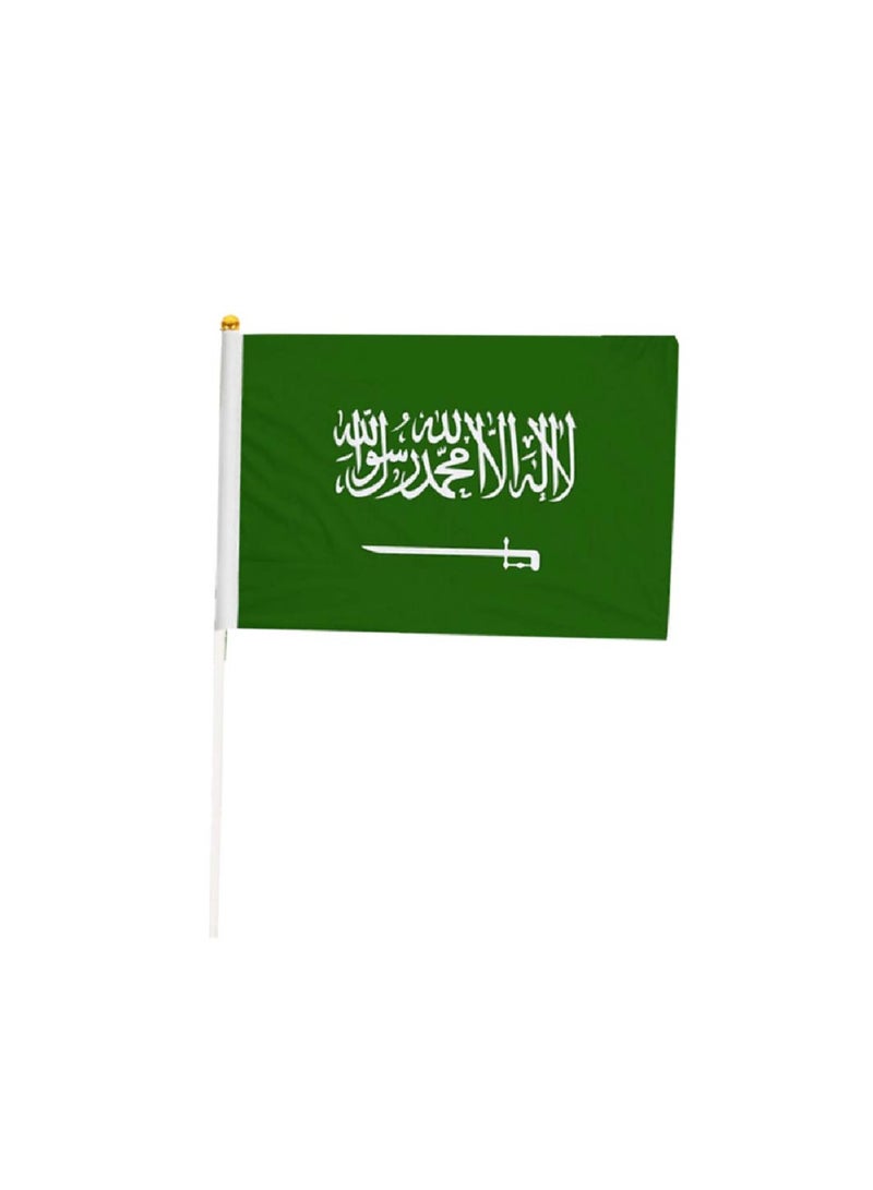 Saudi National Day T Shirt for Boys, Cap, Badge, Flag Set Celebrate Pakistan Saudi National Day with this Kids Combo Pack in Style