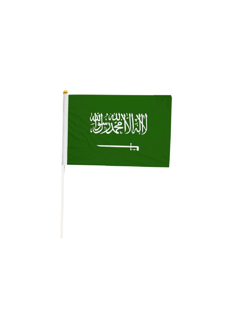 Saudi National Day T Shirt for Boys, Cap, Badge, Flag Set Celebrate Pakistan Saudi National Day with this Kids Combo Pack in Style