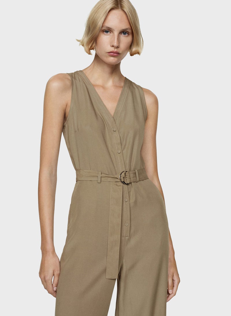 Belted Jumpsuit