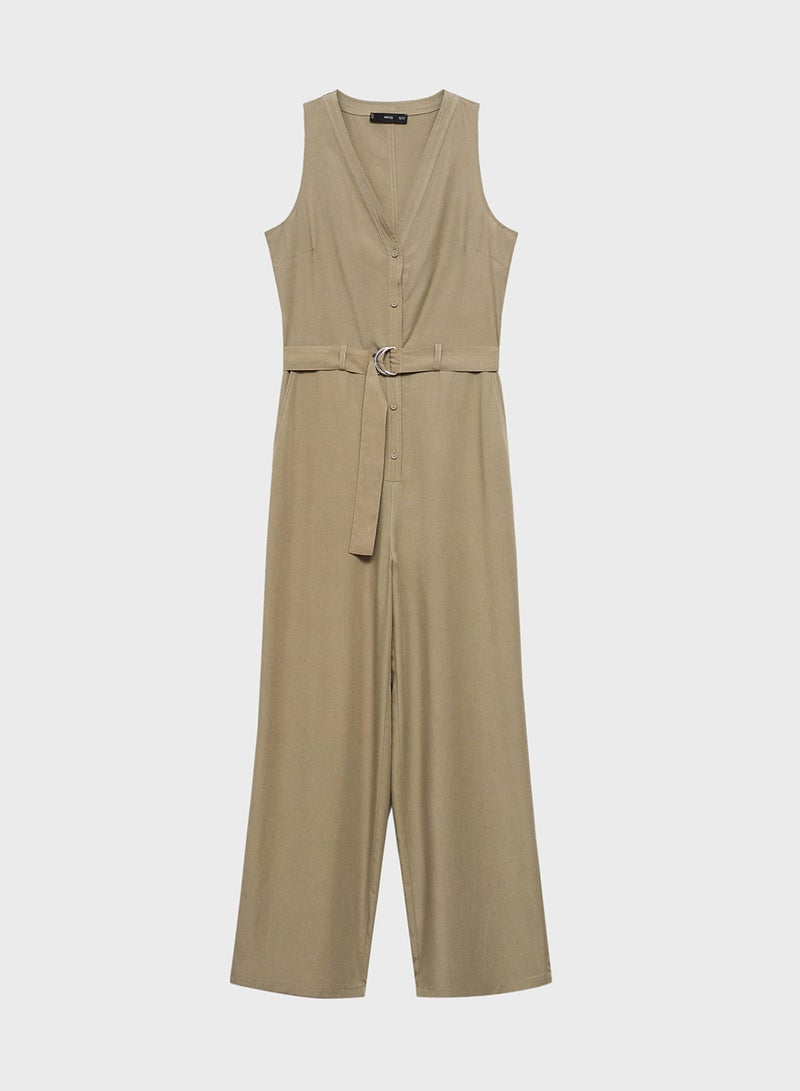 Belted Jumpsuit