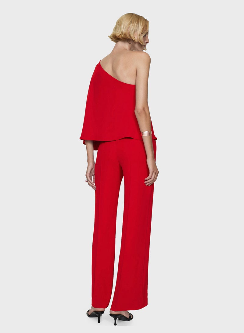 One Shoulder Jumpsuit