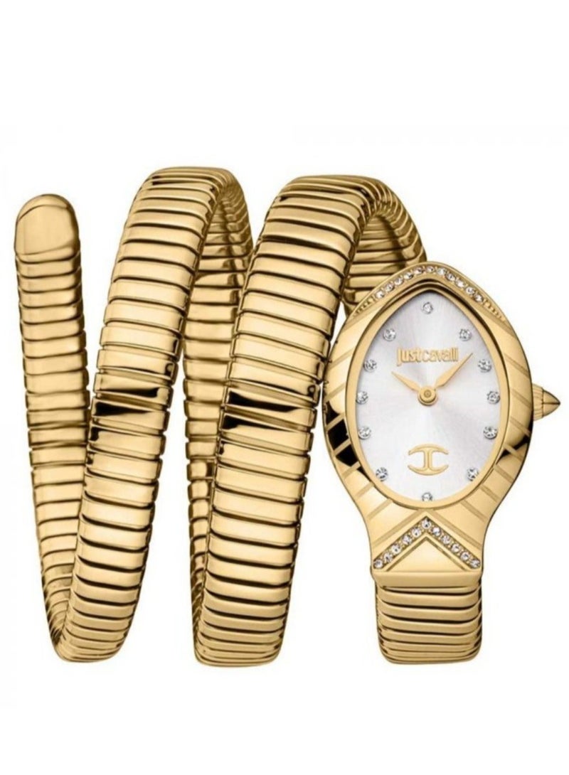 Justcavalli Women's Gold Analog Wrist Watch JC1L248M0025