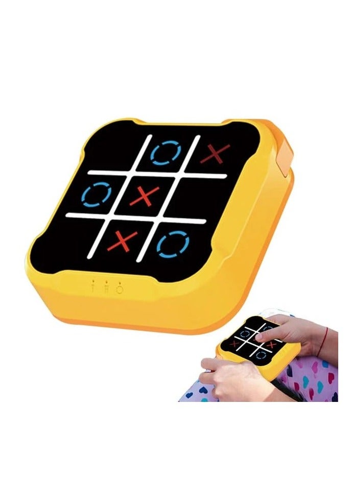 Portable Tic Tac Toe Bolt Game - Handheld Puzzle Console for Kids & Adults | Travel-Friendly Educational Toy for Memory Growth | Perfect Birthday Gift for All Ages