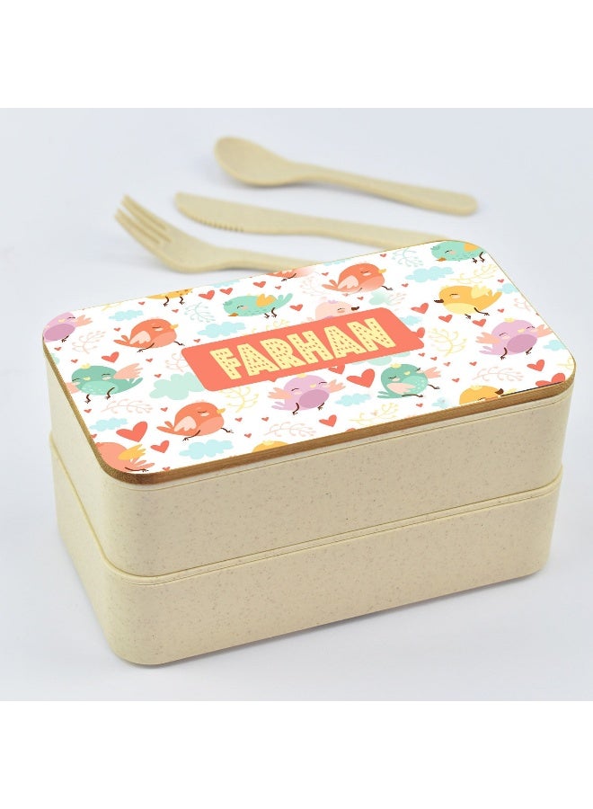 Personalised Name Printed Lunch Box