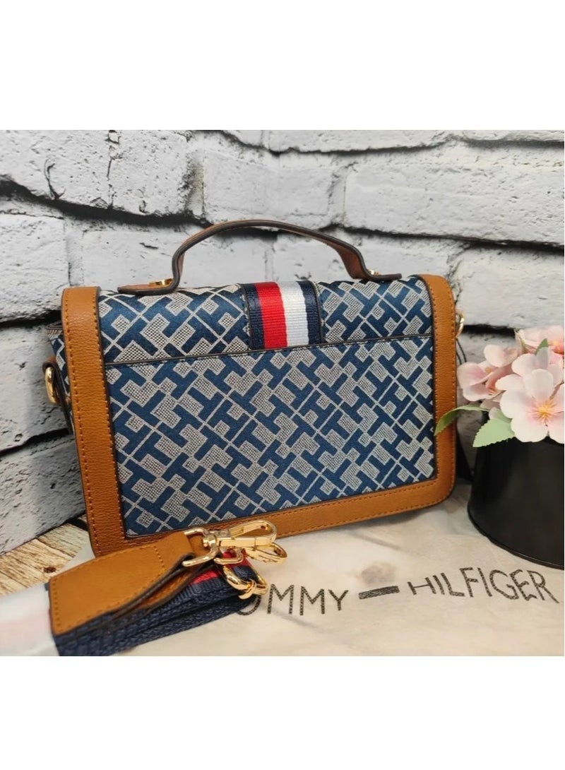 Tommy Hilfiger Leather handbag Shoulder bag Crossbody bag Casual