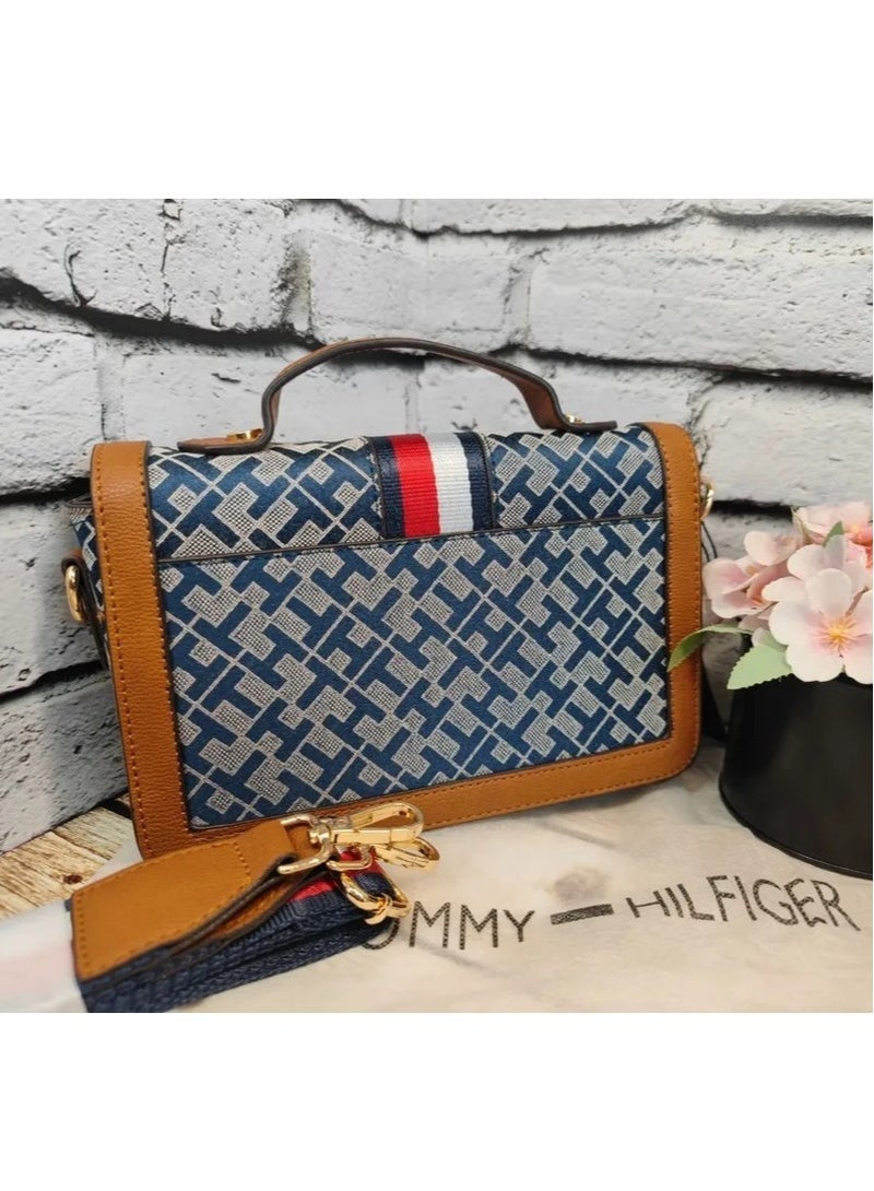 Tommy Hilfiger Leather handbag Shoulder bag Crossbody bag Casual