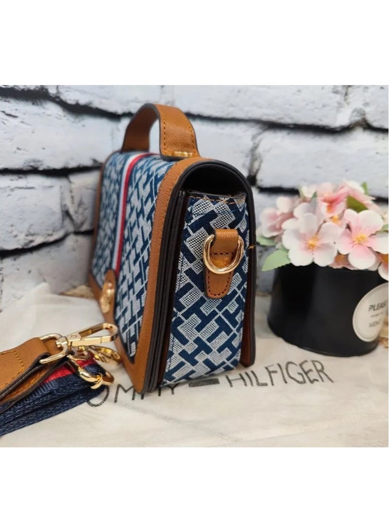 Tommy Hilfiger Leather handbag Shoulder bag Crossbody bag Casual