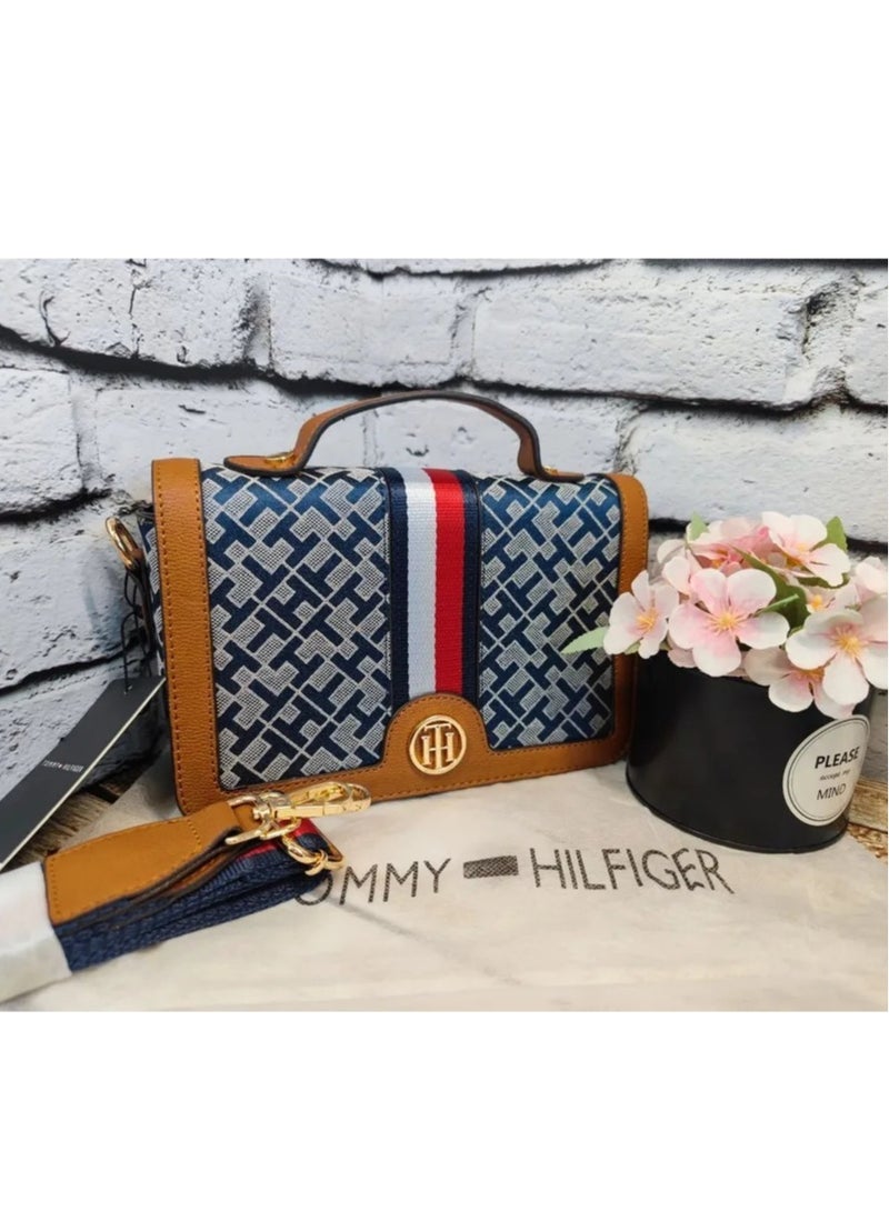 Tommy Hilfiger Leather handbag Shoulder bag Crossbody bag Casual