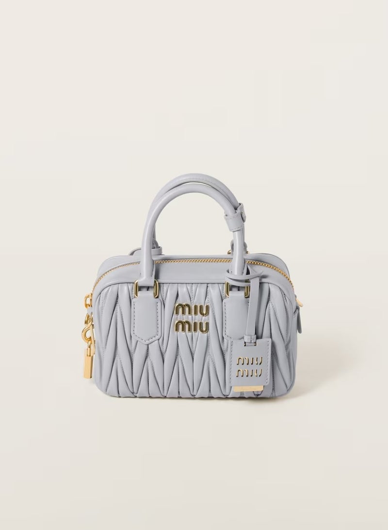 miu Arcadie Quilted nappa leather bag Shoulder Crossbody