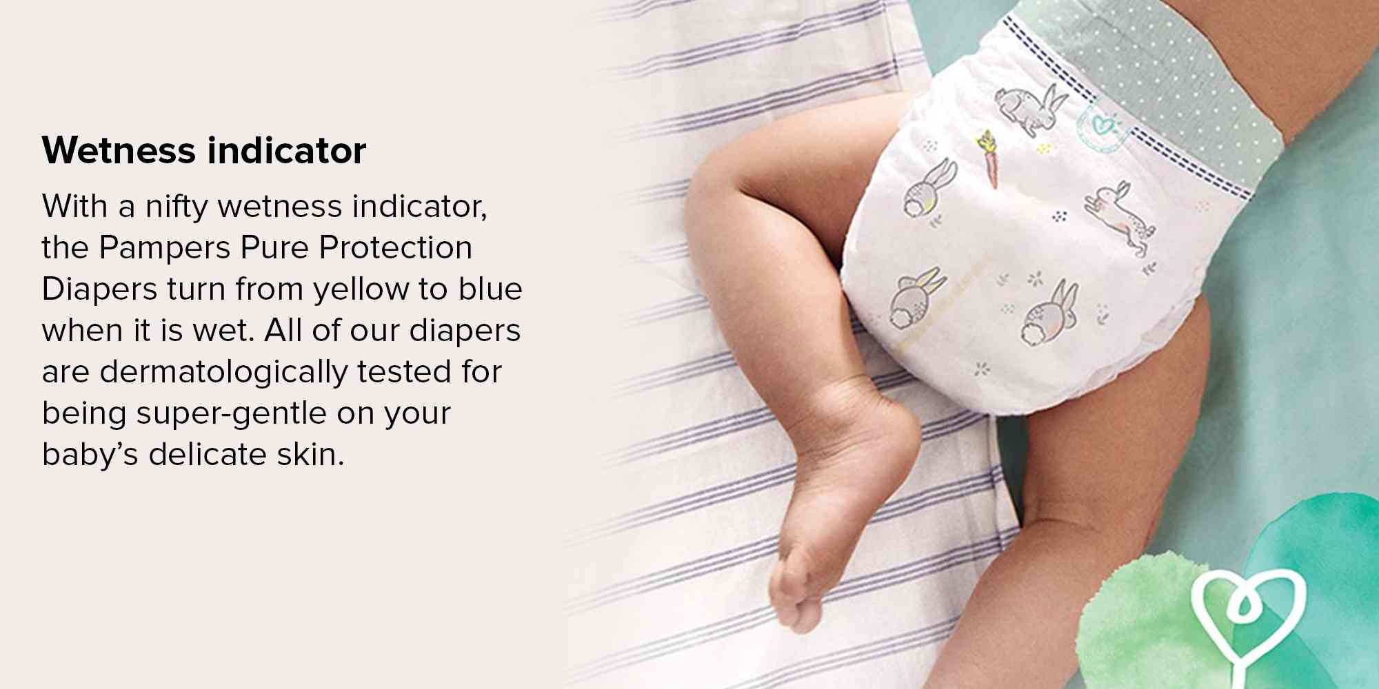 Pure Protection Diapers, Size 3, 6-10kg, Bundle Of 4 x 31 Diapers