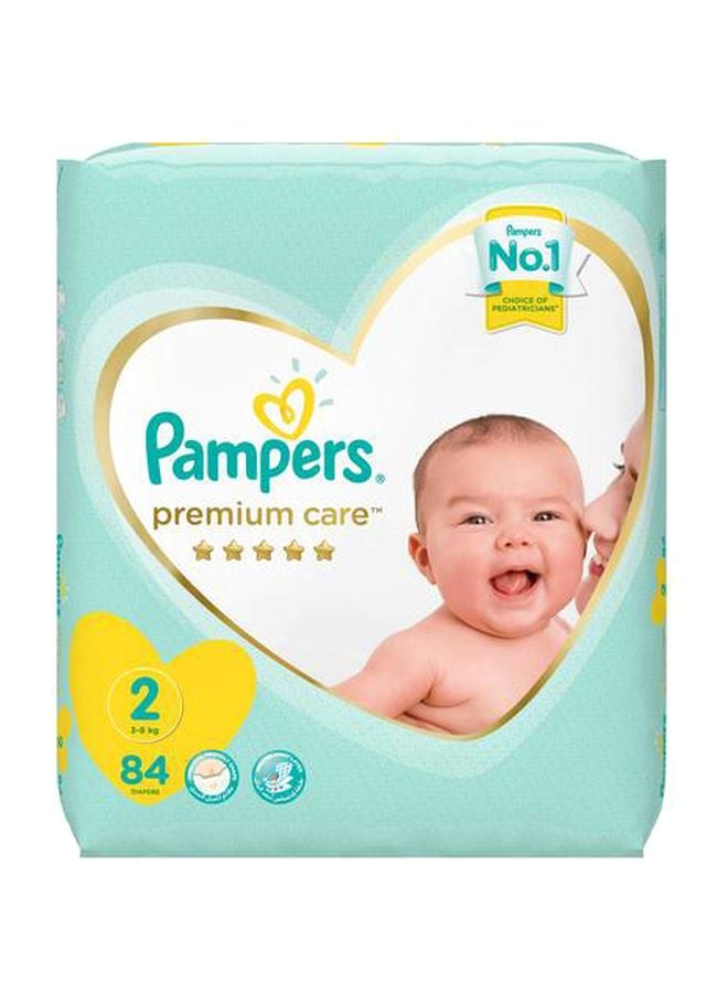 Premium Care Diapers, Size 2, 3-8 kg, 84 Count