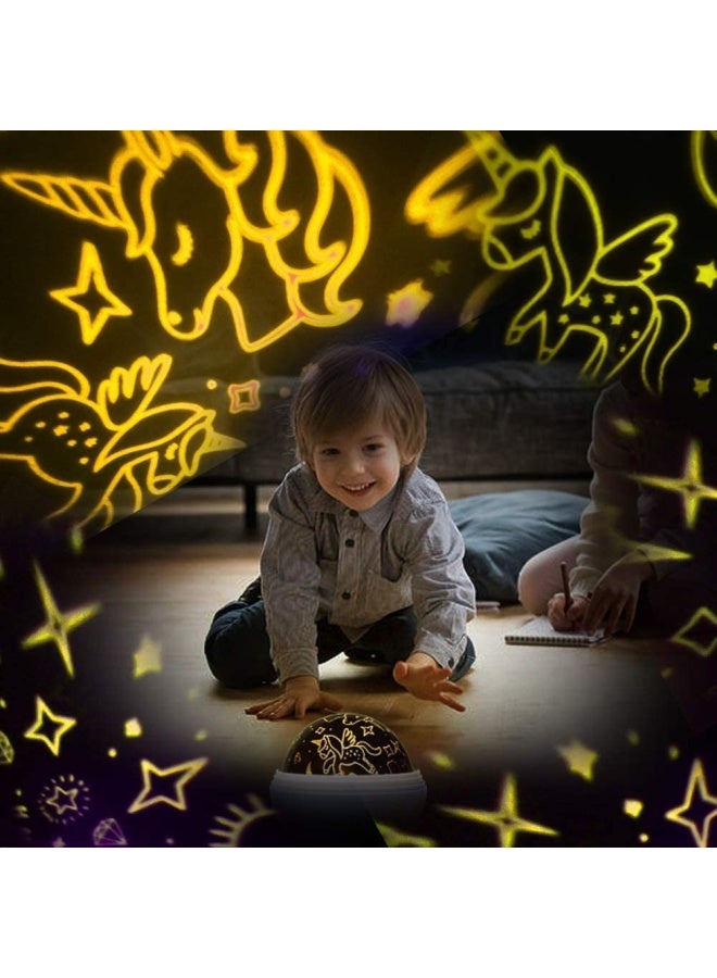 Unicorn Toys for 3-8 Year Old Girls Star Projection Cute Kids Toys for 2-9 Year Old Girls 2 in 1 Popular Birthday Gifts for Girls Age 2-10 Year Old Toddler Girl Girls Toys