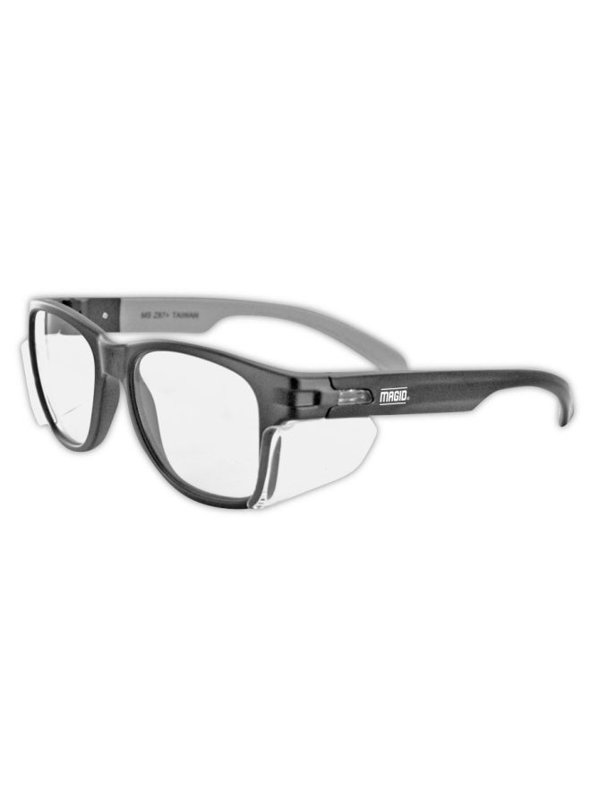 MAGID Y50BKAFA Iconic Y50 Design Series Safety Glasses with Side Shields ANSI Z87 Performance Scratch  Fog Resistant 2 Pair Y50BKAFCGYDP 2