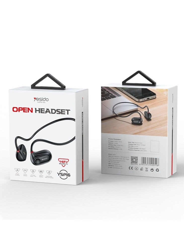 Bone Conduction Bluetooth Wireless Neckband Open Headset