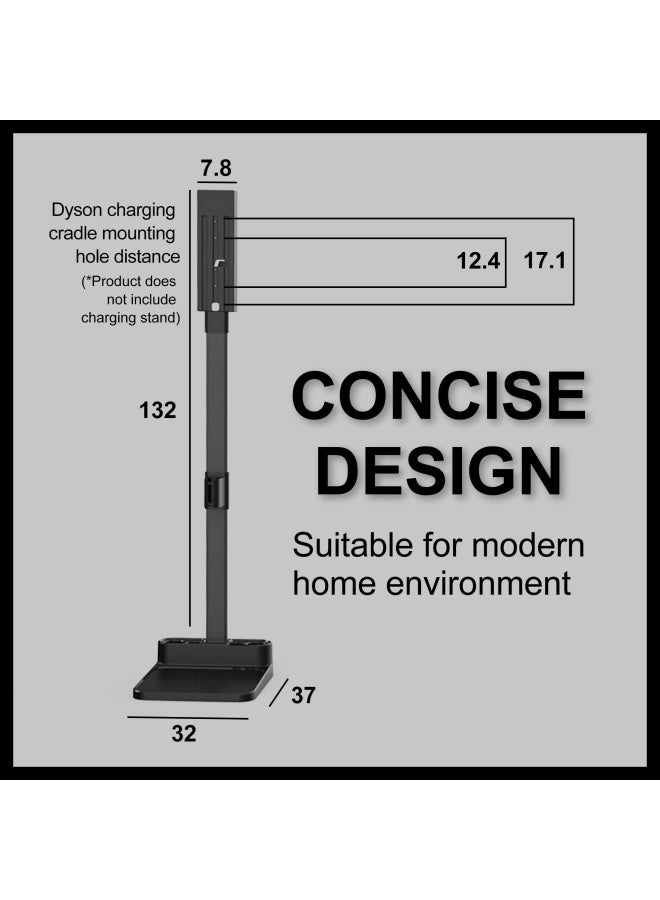 The Dyson Handheld Cleaner'S Stable Alloy Storage Stand Base Mount Is Compatible With The Dyson V11 V10 V8 V7 V6 Cordless Vacuum Cleaner And Accessories.