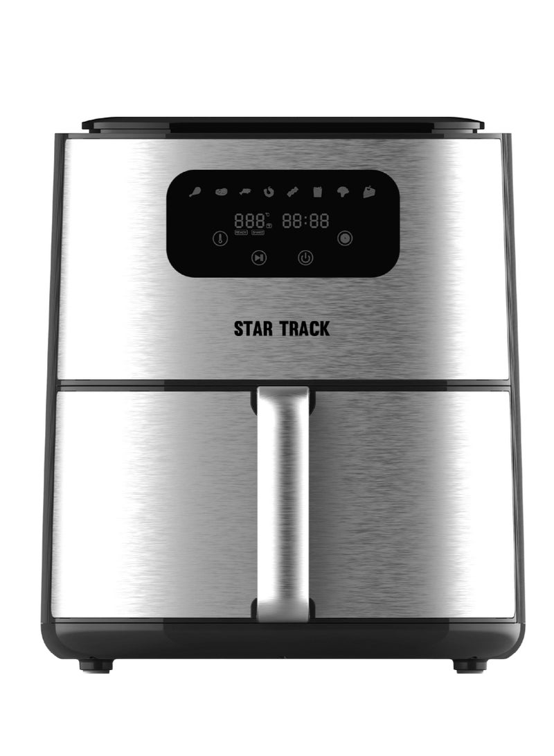 STAR TRACK Air Fryer 4.2 Litres has 9 Blades Fan, 1520W with Touch Control Function and 8 Cooking Preset, Elegant Design For Home