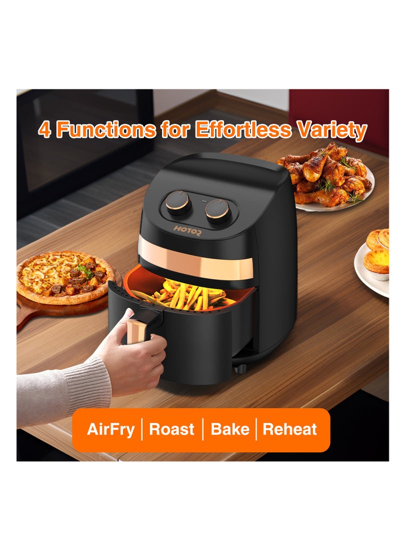 Air Fryer 3.5L 1200W 220V Air Fryers 4 Functions For Effortless , Temperature & Time Control, LCD Digital Touch Screen Best for Frying Grilling Roasting  Baking