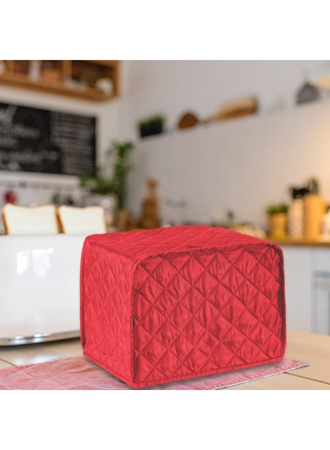 CHENG YI 2 Slice Toaster Appliance Cover Quilted Toaster Cover Bread Maker Kitchen Small Appliance Covers Universal Size Microwave Toaster Oven Cover Dustproof Cover for Standard 2 Slice Toasters