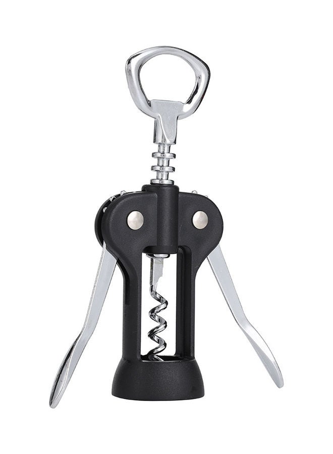 Wine Opener Ss+Abs+Zinc Alloy Premium Quality Material Multi Color 17X6X4 Cm Silver/Black 17X6X4cm