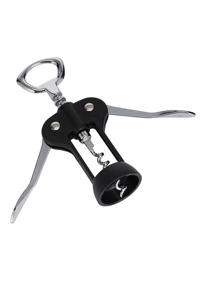 Wine Opener Ss+Abs+Zinc Alloy Premium Quality Material Multi Color 17X6X4 Cm Silver/Black 17X6X4cm