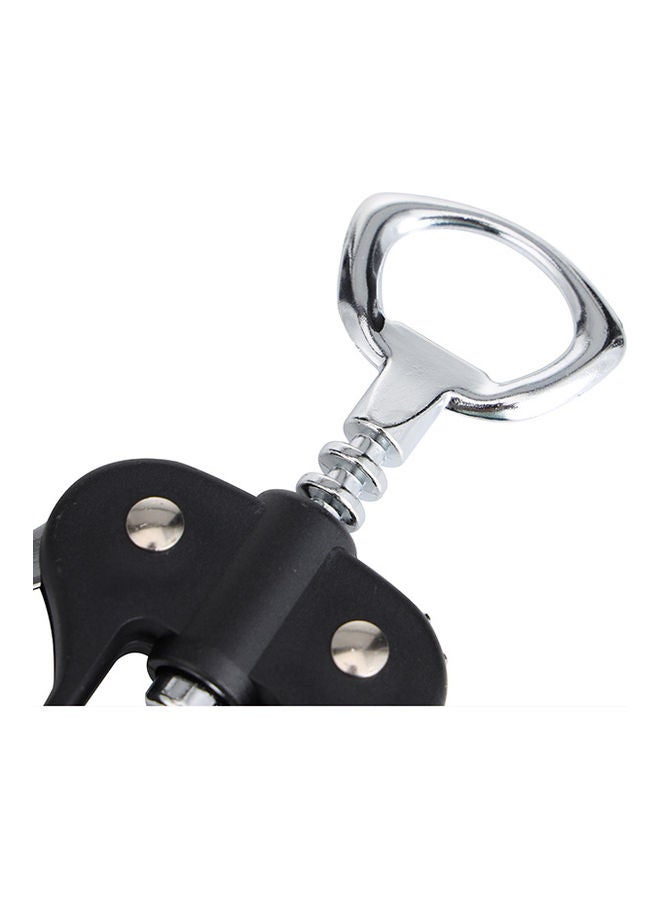 Wine Opener Ss+Abs+Zinc Alloy Premium Quality Material Multi Color 17X6X4 Cm Silver/Black 17X6X4cm