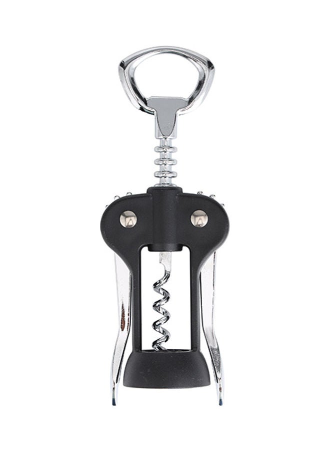 Wine Opener Ss+Abs+Zinc Alloy Premium Quality Material Multi Color 17X6X4 Cm Silver/Black 17X6X4cm