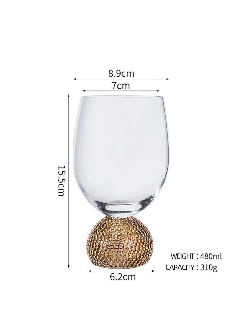 Artisanal Vintage-Inspired Short Glass