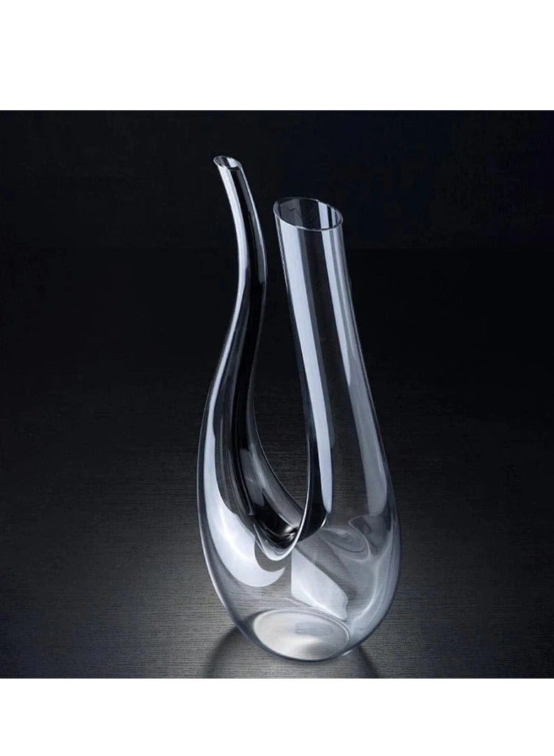 Premium U Shaped Crystal Drinks Decanter