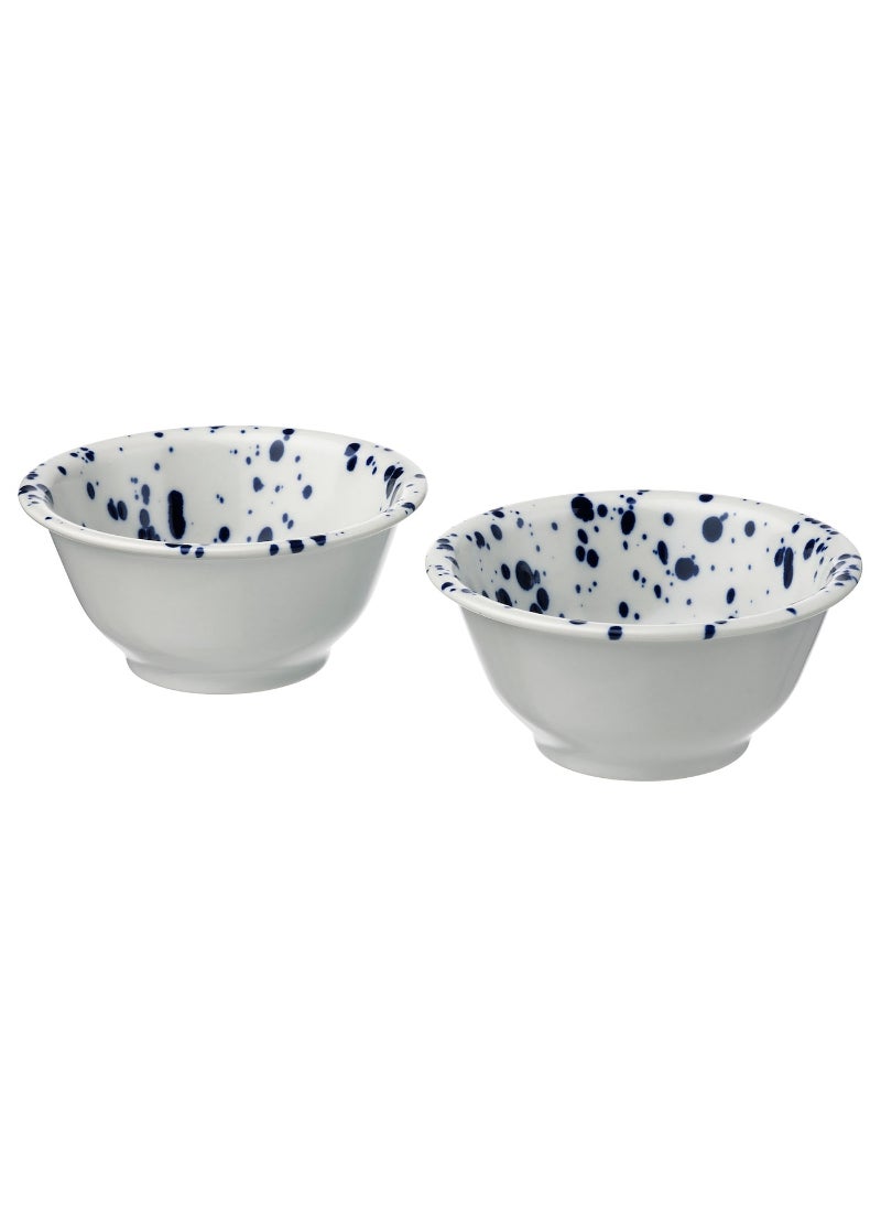 Bowl, Patterned Blue, 14 Cm