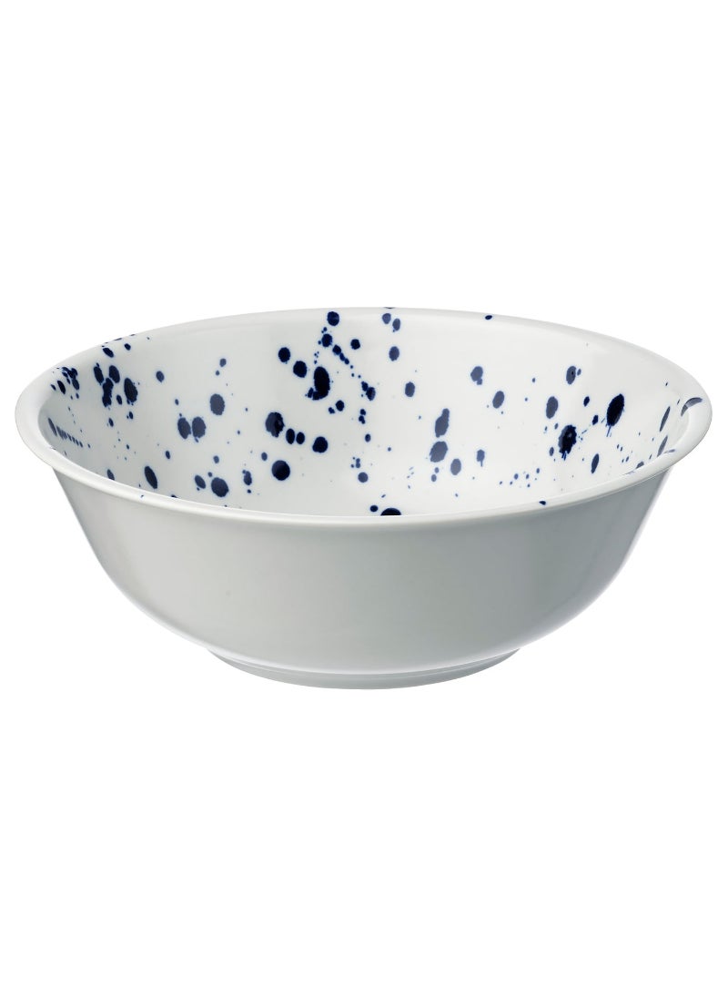 Serving Bowl, Patterned Blue, 28 Cm