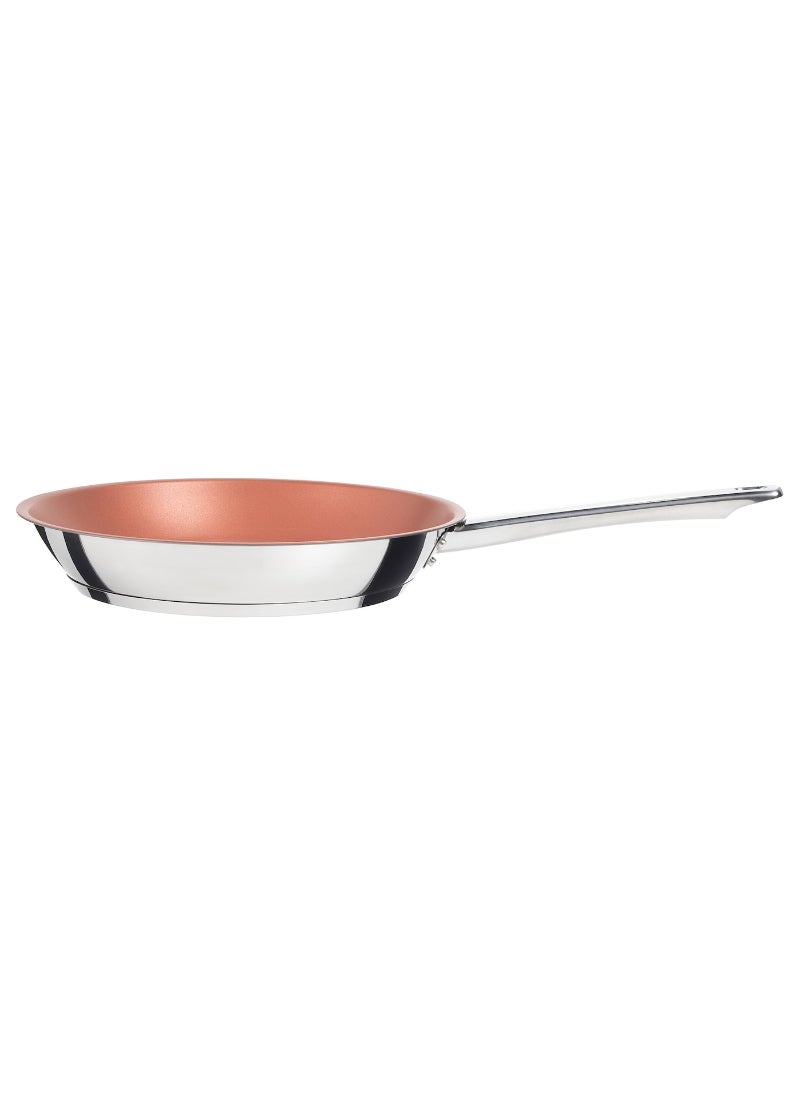 Frying Pan, Copper Color, Durable Cookware for Everyday Cooking, Oven Safe