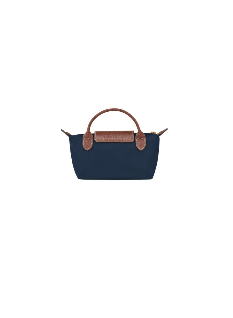 Women's Mini Makeup Bag, Handbag, Shoulder Bag Navy Classic LongChamp