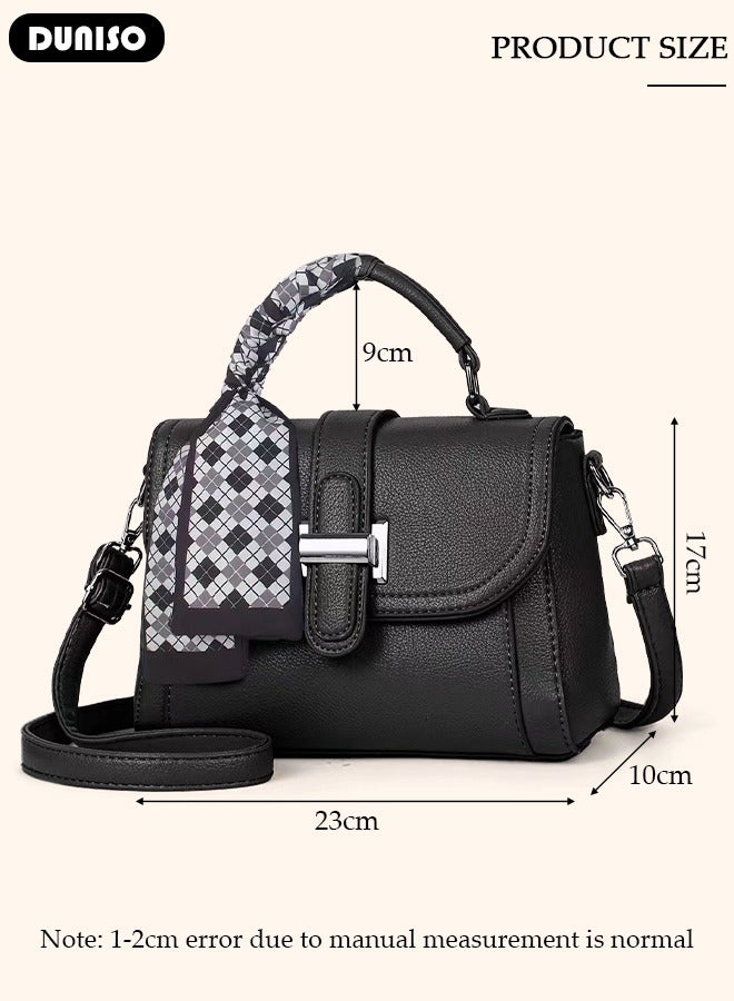 Women's Fashion Handbag Faux Leather Crossbody Bag For Women Large Capacity Tote Bags Top Handle Satchel Fashionable Travel Shoulder Bag For Ladies