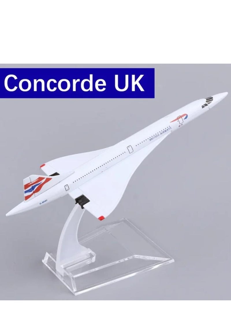 JC Wings Consonic British Aircraft Model Supersonic  Aircraft, Collectible Gift