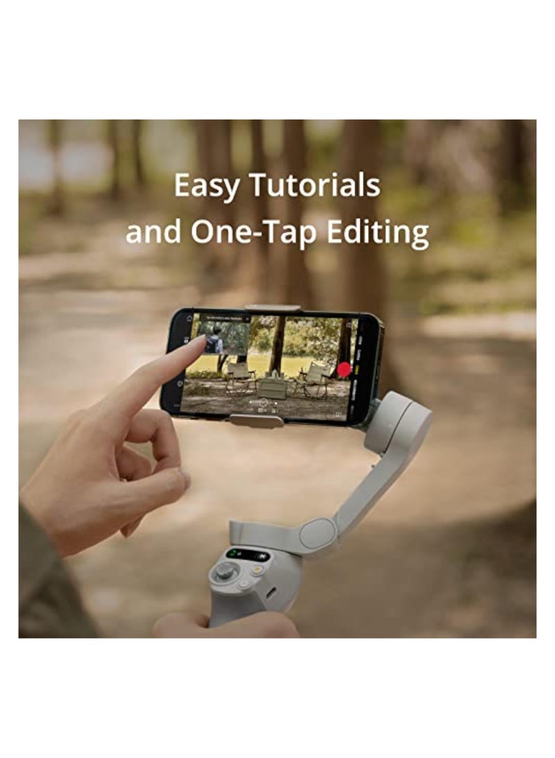 Mobile SE Intelligent Gimbal, 3-Axis Phone Gimbal, Android and iPhone Gimbal, Vlogging Stabilizer YouTube and TikTok Videos, UAE Version