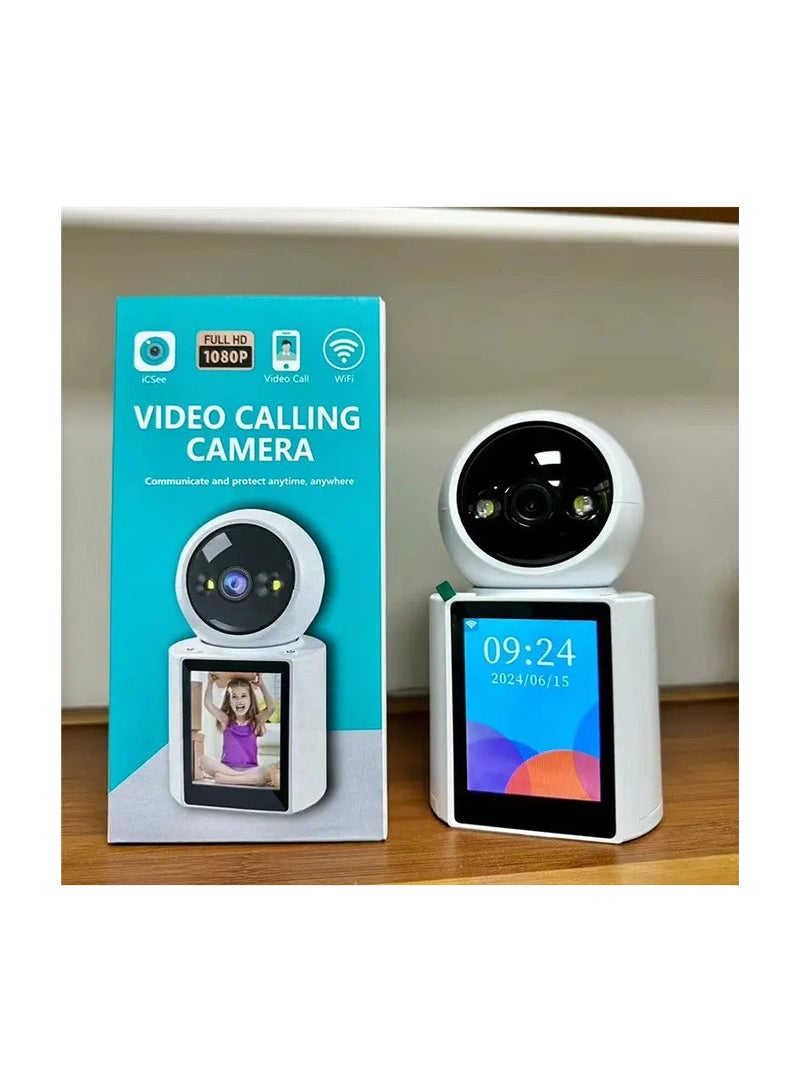 2 Way Video Calling WIFI HD 1080P Camera, One Click Video Call Camera Night Vision Motion Detection