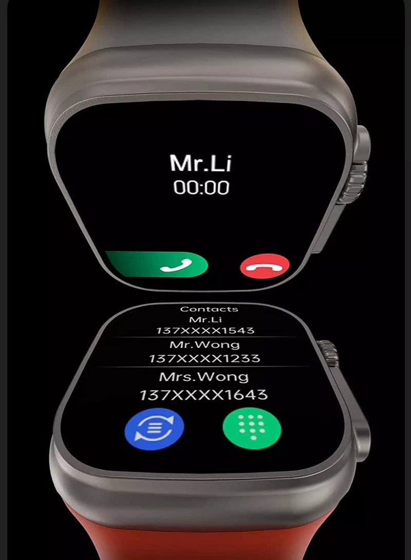 S8 Ultra Max Smartwatch Series 8 – 2.0 Inch AI Voice Smartwatch with Bluetooth Calling and Wireless Charging