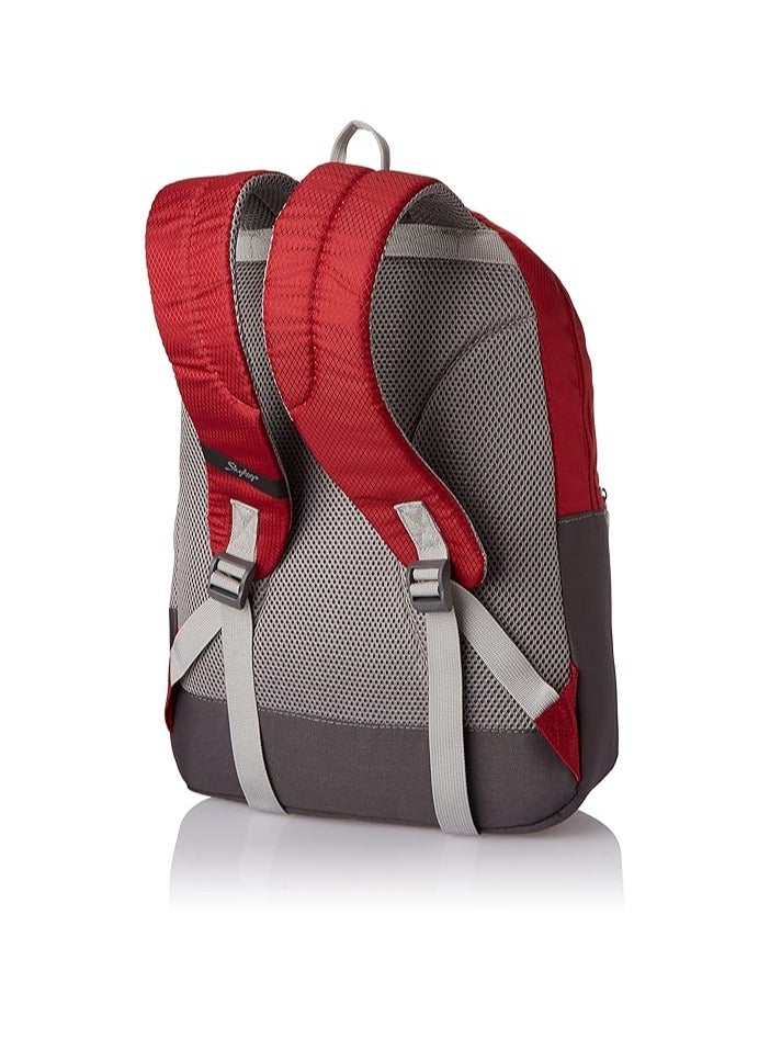 Skybags Casual Backpack 28L, 2 Main Compartments, Bottle Pocket, Front Pocket, Padded Shoulder Strap