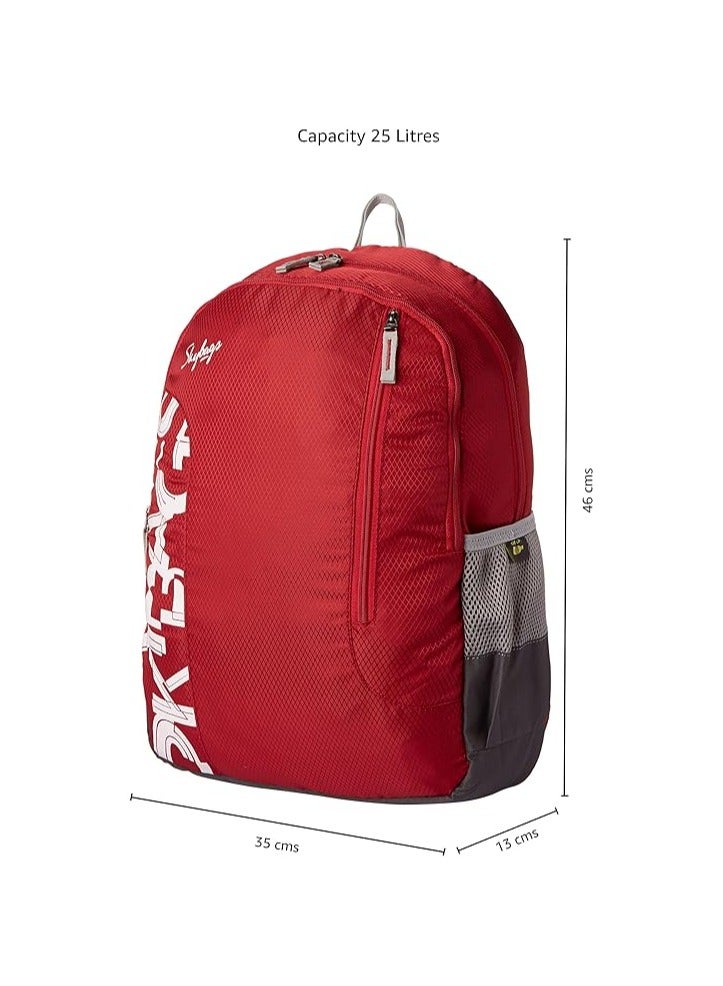 Skybags Casual Backpack 28L, 2 Main Compartments, Bottle Pocket, Front Pocket, Padded Shoulder Strap