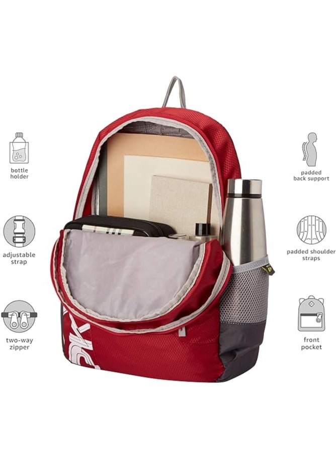 Skybags Casual Backpack 28L, 2 Main Compartments, Bottle Pocket, Front Pocket, Padded Shoulder Strap