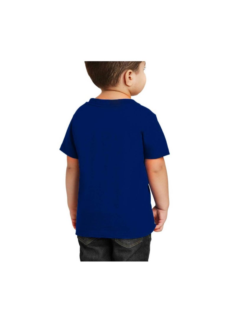 Saudi National Day Tshirt for Boys - Short Sleeve Round Neck Cotton Tshirt - Ideal for National Day Celebrations, School Events