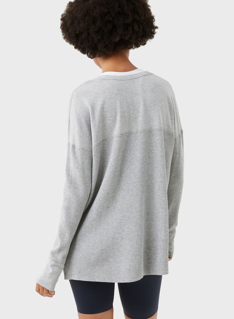 Waffle Henley T-Shirt