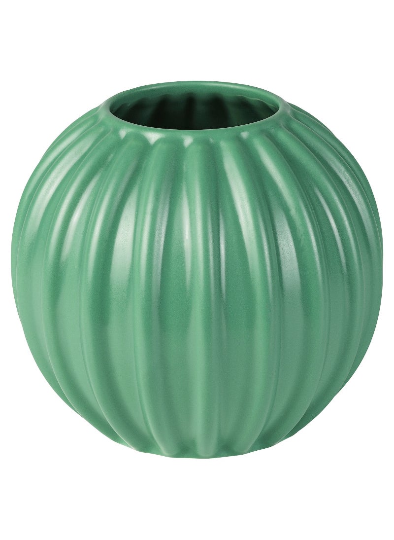 Flower Vase, Green, 15 Cm