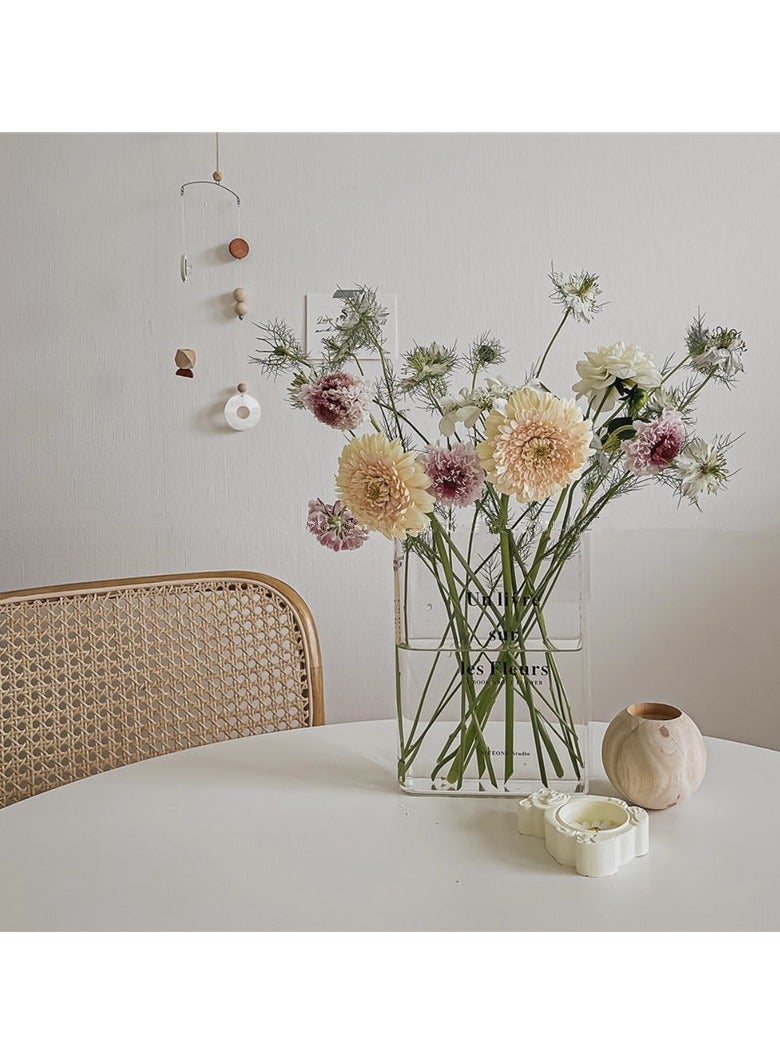 Simple Acrylic Vase For Hydroponic Flower Arrangement