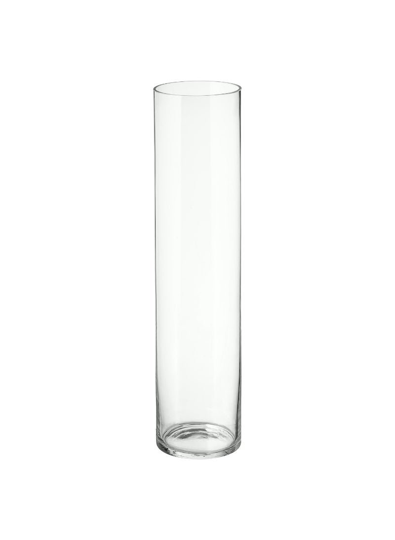 Vase - Clear Glass, Sleek and Elegant Design, Ideal for Floral Arrangements and Centerpieces, Perfect for Home Décor and Special Events